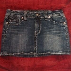 Miss mee denim skirt size L